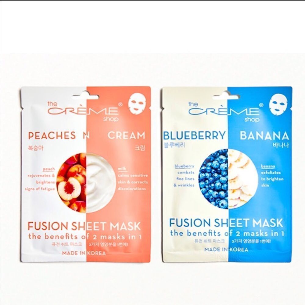 Fusion Sheet Mask Duo - Blueberry Banana Ipsy bag